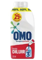 [APP] Leve 03 Pague 02 - Sabão líquido concentrado Omo Lavagem Perfeita refill 500mL (R$15,93 cada) R$48