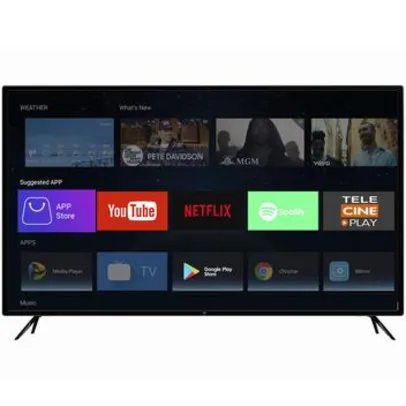 Smart TV LED 50” HQ HQSTV50NY Ultra HD 4K | R$1692