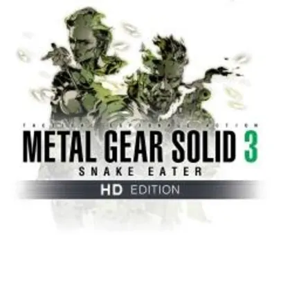 Metal Gear Solid 3 Snake Eater HD - PS3 / R$11