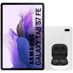 [AME R$ 2.309] Tablet Samsung Galaxy Tab S7 FE 128GB 6GB RAM + Fone Galaxy Buds2 Preto