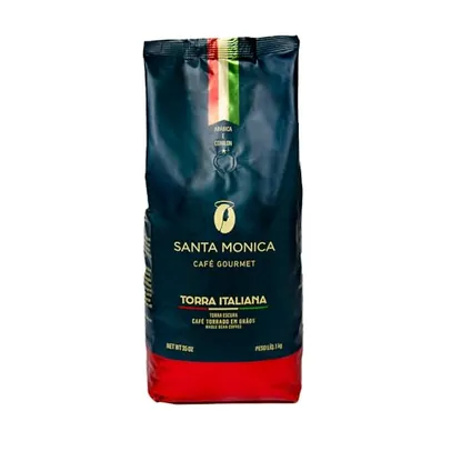 Café Gourmet em Grãos Torra Italiana 1 kg - Santa Mônica