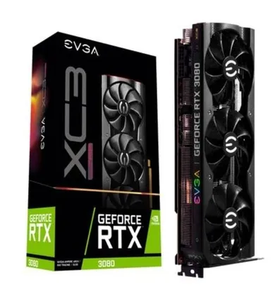 Placa de Vídeo EVGA NVIDIA GeForce RTX 3080, 10GB, GDDR6X - 10G-P5-3885-KR | R$8800