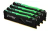 Imagem do produto Memória Ram Kingston Fury Beast, RGB, 128GB (4x32GB), 3200MHz, DDR4, CL16, Preto - KF432C16BB2AK4/128