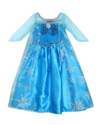 Vestido Fantasia Elsa ou Anna - Frozen - Tamanho 2 e 3 | R$ 70