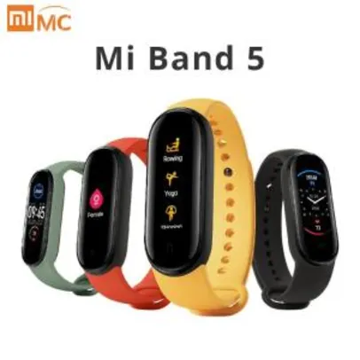 Xiaomi Mi Band 5 CN Version | 2 unidades | R$298
