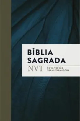 Bíblia Nvt Sagrada - Azul Marinho (Letra Normal/Brochura C/ Orelhas)  17,90