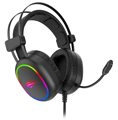 Fone de Ouvido Headphone com Microfone Havit H2016D Gamer RGB Plug 3.5mm