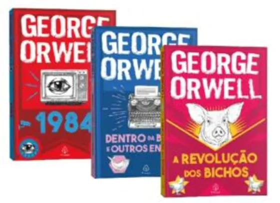 Kit de 3 Livros | George Orwell | R$30