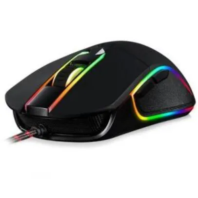 Mouse Gamer Motospeed V30, RGB Backlight, 3500DPI, Preto | R$127