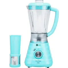 Liquidificador Power Blend Azul Fun Kitchen 127V R$70