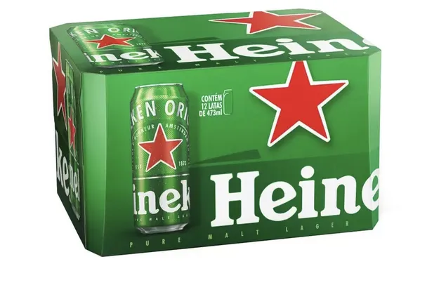 [APP/Compre Junto] - Cerveja Heineken Premium Puro Malte Lager - Pilsen 12 Unidades Lata 473ml