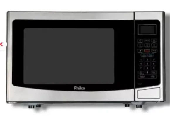 Micro-ondas Philco 34 Litros Inox e Preto PMO34IP