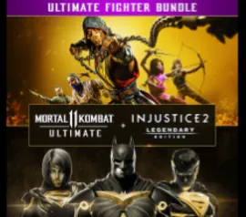 Pacote Mortal Kombat 11 Ultimate + Injustice 2 Ed. Lendária - PS4|PS5