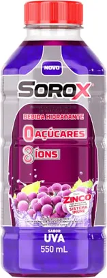 [REC/+Por- R$ 5,30] Sorox Bebida Hidrotônica Uva 550ml