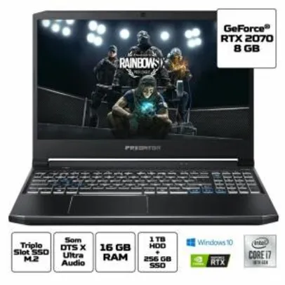 Notebook Gamer Predator Helios 300 PH315-53-75XA Core i7 R$8447