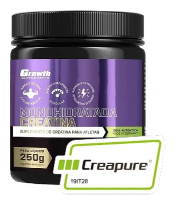 CREATINA (250g) Creapure® - GROWTH SUPPLEMENTS