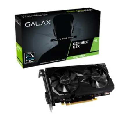 Saindo por R$ 1374: Placa de Vídeo Galax GeForce GTX 1650 Super EX (1-Click OC), 4GB GDDR6, 128Bit, 65SQL8DS61EX - R$1374 | Pelando