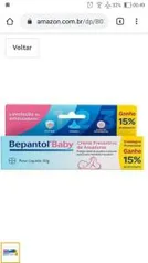 Bepantol baby 30g | R$ 10