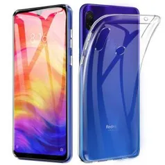 Capa Flexível Case Tpu Xiaomi Redmi Note 7 - Transparente ￼ ￼ ￼