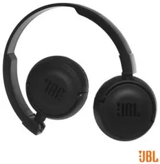 Fone de Ouvido Sem Fio JBL On Ear Headphone Preto - JBLT450BTBLK