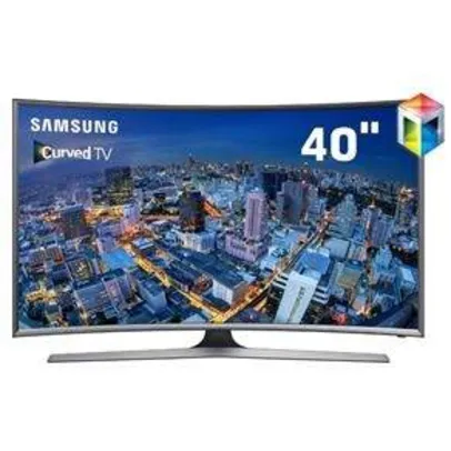 (Casas Bahia) SmartTV Samsung Tela Curva 40"