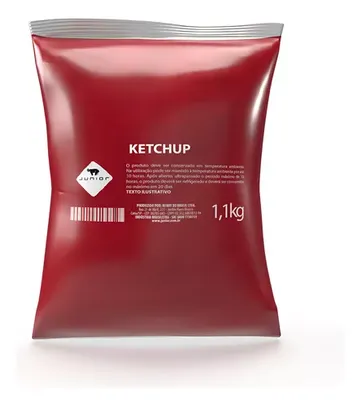 Ketchup Junior Bag Pouch - Caixa Com 5,5kg