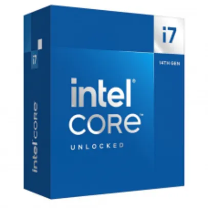 Processador Intel Core i7 14700K, 3.4 GHz (5.6GHz Turbo), 14ª Geração, 20-Cores 28-Threads, LGA 1700, BX8071514700 