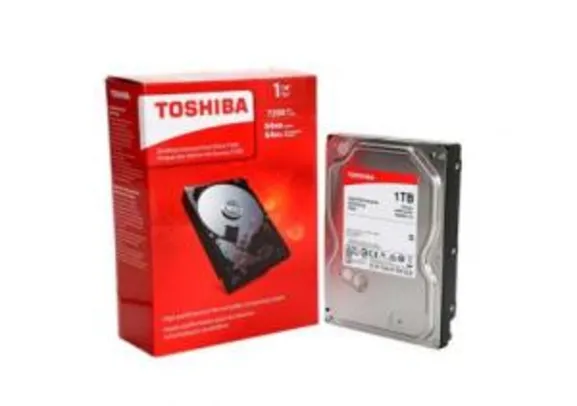 HD TOSHIBA 1TB SATA III 3.5 7200RPM, HDWD110XZSTA Por R$ 149,90
