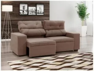 Sofá Retrátil e Reclinável 3 Lugares Suede R$ 700