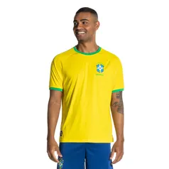 Camiseta do Brasil CBF Torcedor - Masculina (Tam P ao GG)