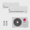 Imagem do produto Ar Condicionado Multi Split Dual Inverter Voice LG 16000 Btus (2x Evap 9000) Frio 220V