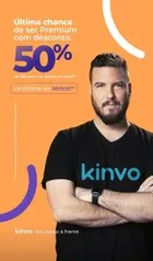 50% OFF na Assinatura anual Kinvo