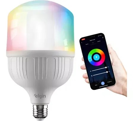 Lâmpada Inteligente Led 20w Rgb Color Wi-fi -100v/240v