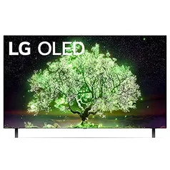 2021 Smart TV LG 55 4K OLED55A1 Dolby Vision IQ Dolby Atmos Inteligência Artificial ThinQ AI Google Alexa