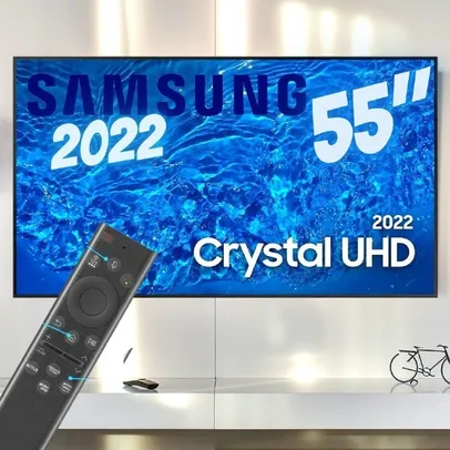 Smart TV LED 55" Samsung Crystal UHD 4K 55BU8000