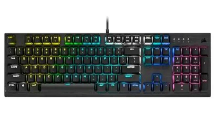 Teclado mecânico Corsair K60 pro rgb low profile | R$ 499