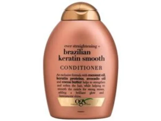 Condicionador Ogx Brazilian Keratin Smooth - 385ml | R$ 3