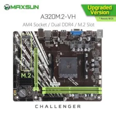 Placa mãe maxsun challenger ii a320m.2 - R$266