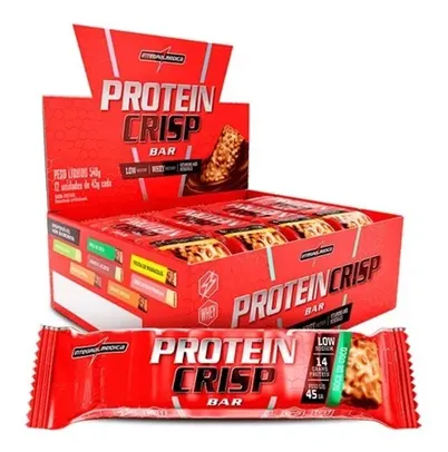 Protein Crisp Bar Integralmedica Cx 12 Unidades 45g