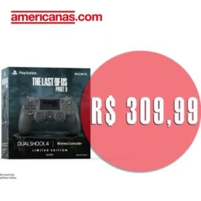 Dualshock 4 - Edição Limitada The Last Of Us Part II | R$310