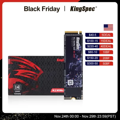 SSD NVMe M.2 Pcie 2280mb KingSpec Series 1TB