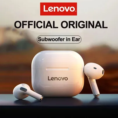 Original Lenovo LP40 TWS Wireless Earphone Bluetooth 5.0 Dual Stereo Noise Reduction Bass Touch Control