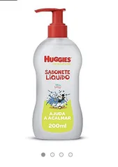 [recorrência] Huggies sabonete líquido chá de camomila 200ml | R$2,81