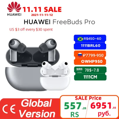 Fone de Ouvido Huawei Freebuds Pro