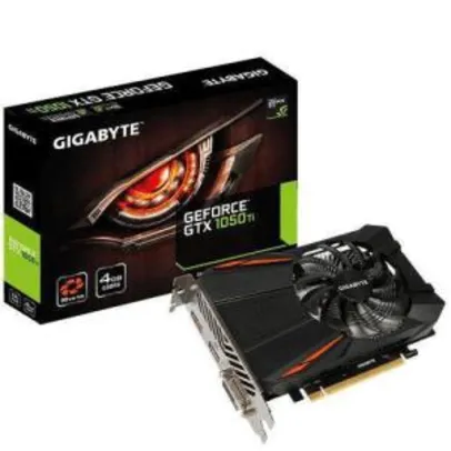 [Cartão Submarino] Placa De Vídeo Gigabyte Geforce Gtx 1050 Ti 4gb Gddr5 Pci-Express 3.0