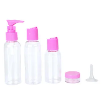 Kit feminino de Viagem Drezzup 5 Peças - Branco e Rosa | R$5