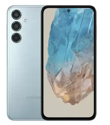 Celular Samsung Galaxy M35 5G, Câmera Tripla até 50MP, Selfie 50MP, Tela Super AMOLED + 6.6 120Hz, 256GB, 8GB RAM