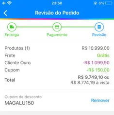 [Cliente ouro] iPhone 12 Pro Apple 256GB Grafite 6,1” R$8774