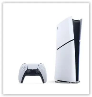 Console Playstation 5 Sony, Slim, SSD 1TB, Controle sem fio DualSense, Edição Digital, Branco - 1214B