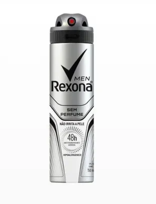 10 unidades - Desodorante Aerosol Rexona Sem perfume Masculino 150ml | R$79